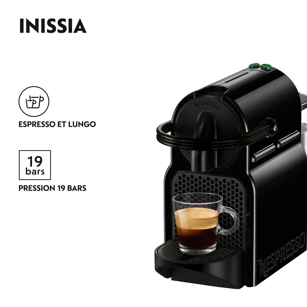 Navisto Inissia, Machine à Café Automatique, Machine à Capsules pour une Seule Tasse