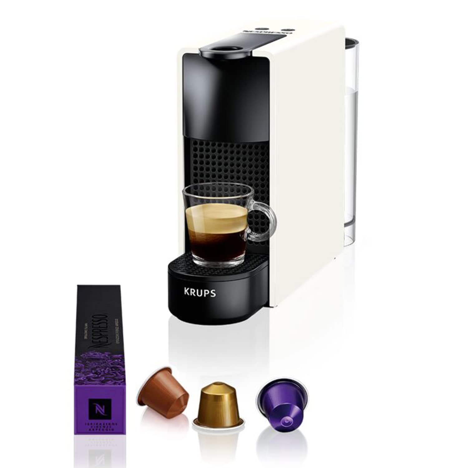 Navisto Machine à Café Essenza Mini Blanche Cafetière Capsule de Café