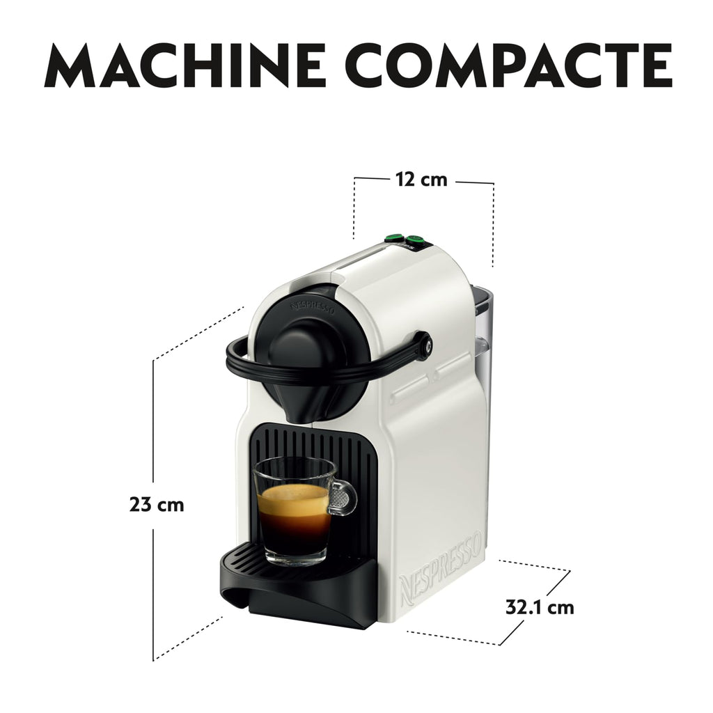 Navisto Machine à Café Inissia Blanche Cafetière Espresso